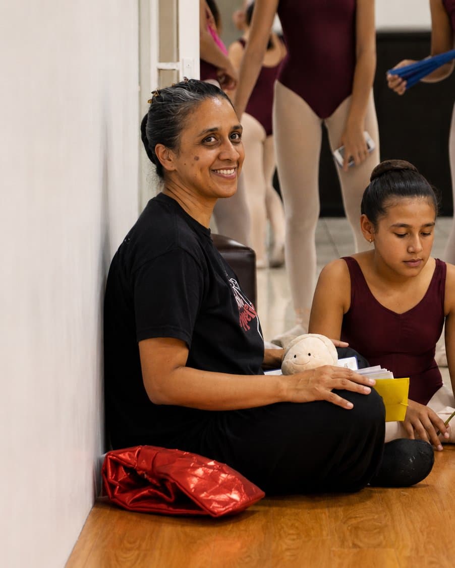 Zurima Tamariz dando clase